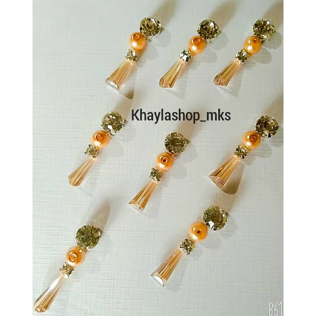 PAYET RANGKAI / PAYET TABUR / PAYET LEHER / PAYET MUTIARA NO136 PAYET TABUR PAGODA