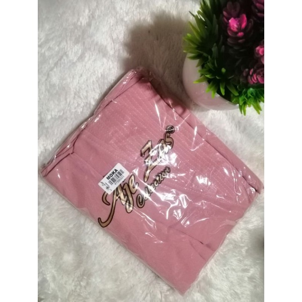 Khimar aje zas moka /moca best seller premium original aje zas-Soft dupink