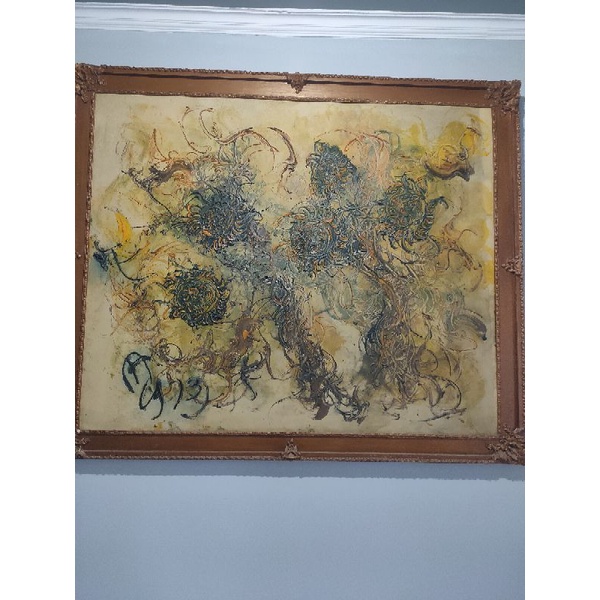 lukisan Affandi koesoema bunga matahari tahun 1973