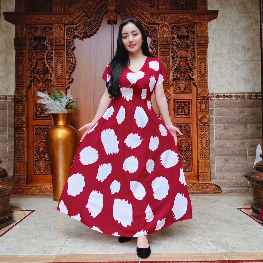 DASTER MOZA PRINT | BALI LONGDRESS-YOSHI MARUN