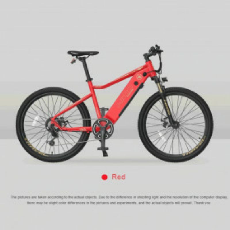 Xiaomi HIMO C26 Sepeda Gunung Elektrik Smart Moped Bicycle 250W 80KM - Red
