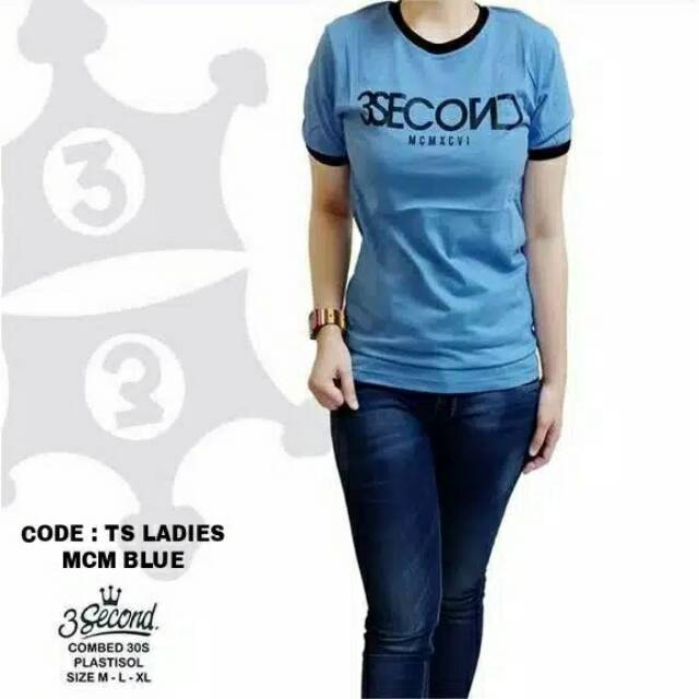 Kaos 3second wanita