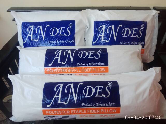 (RS)BANTAL ANDES 2 PASANG bantal silicon bantal hotel