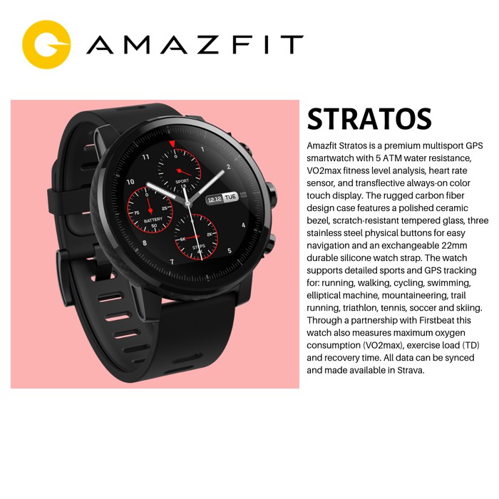 vo2 max amazfit stratos