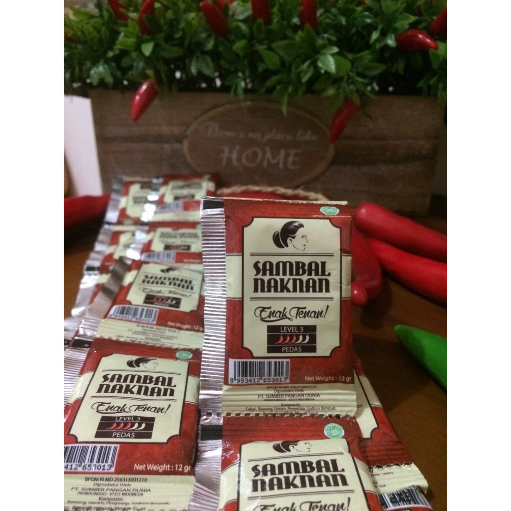 

Sambal Naknan Sachet (isi 50 pcs/pack)