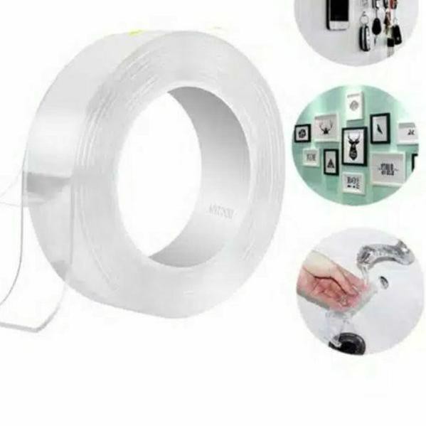 

Gratis Ongkir!! (muo-597) Isolasi Bolak Balik Super Kuat/ Double Tape Nano/ Lem Super Kuat