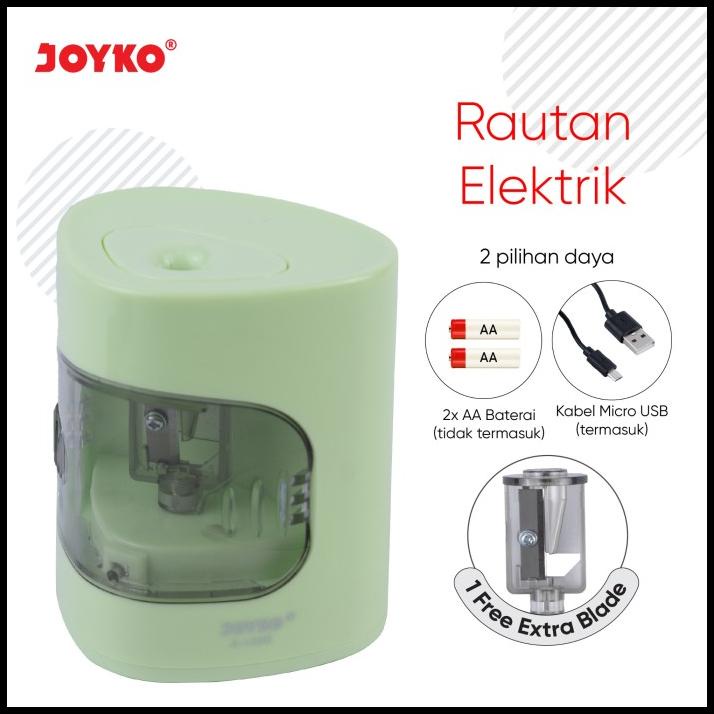 

Force | Electric Sharpener Serutan Elektrik Joyko A-158E