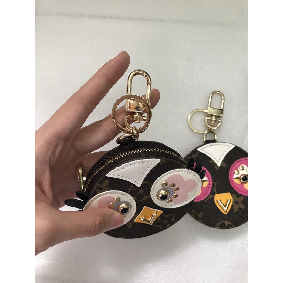 Kualitas Terbaik - Lv Owl Coinpouch Bagcharm Gantungan Tas Import
