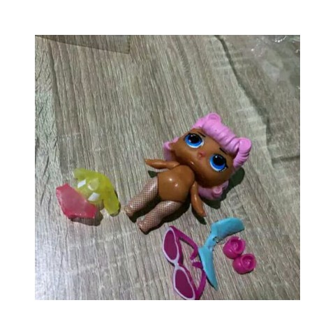 Figure LOL Kacamata Baju Transparan 1 set isi 8 pcs  Topper Kue LOL murah Berkualitas