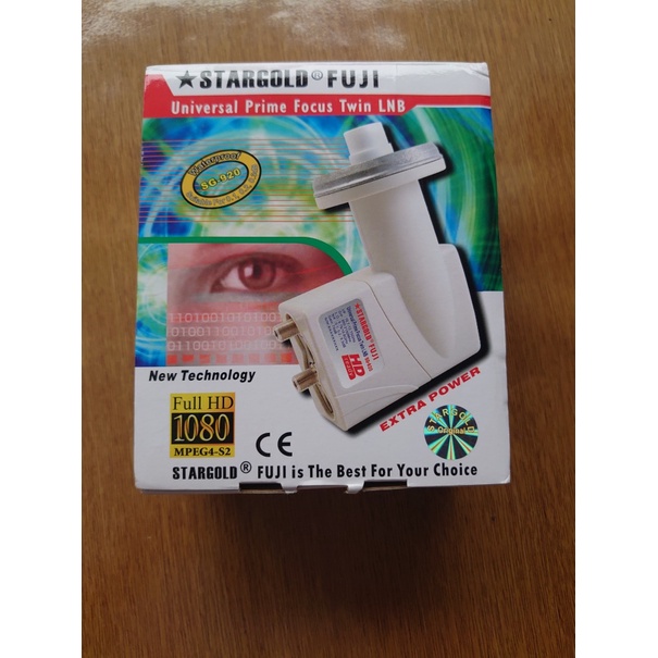 Lnb Ku Band StarGold Fuji SG 920 Dual Out Prime Fokus Extra Power
