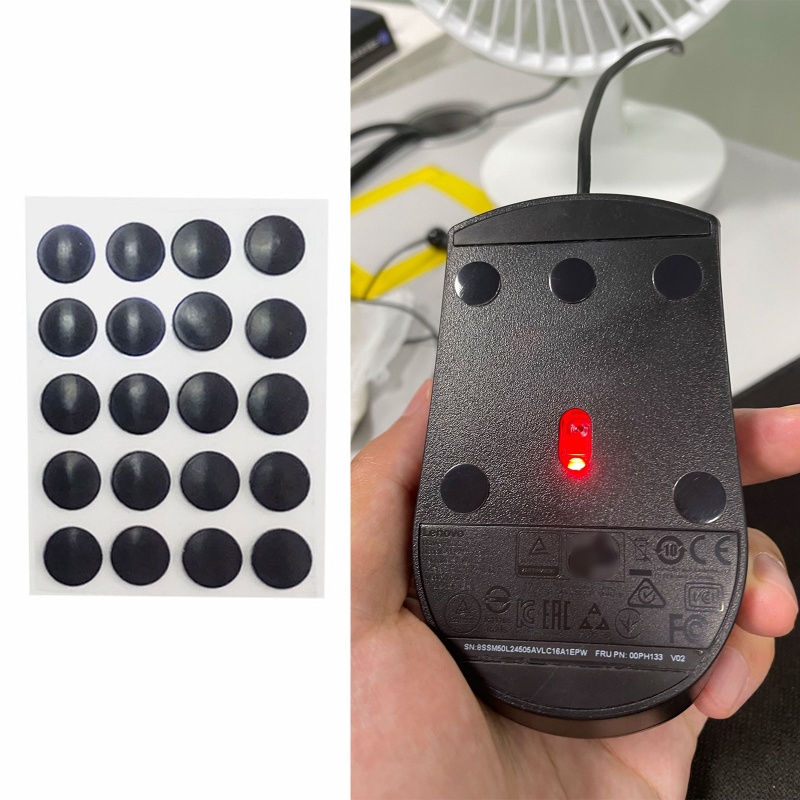 Vivi 1 Set Kaki Mouse Lengkung 0.6mm Untuk logitech G1 / MX300 / M100 / M235