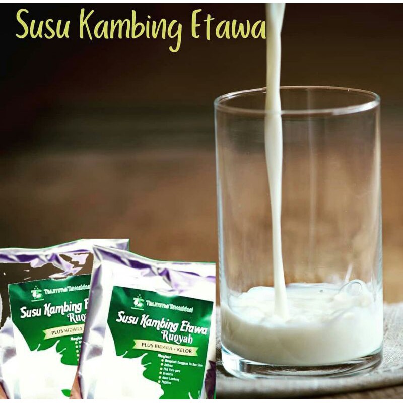 

SUSU KAMBING ETAWA RUQYAH PLUS BIDARA & DAUN KELOR TSUMMA TAWAKAL
