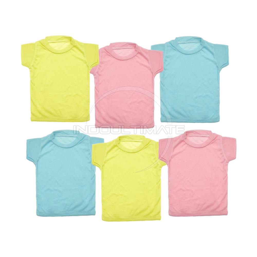 6Pcs Kaos Bayi Baju harian New Born Perempuan Laki-Laki KBS-01 Atasan Bayi Pakaian Tidur Bayi RANDOM