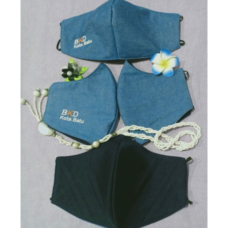 masker semi jeans BKD Seluruh Indonesia