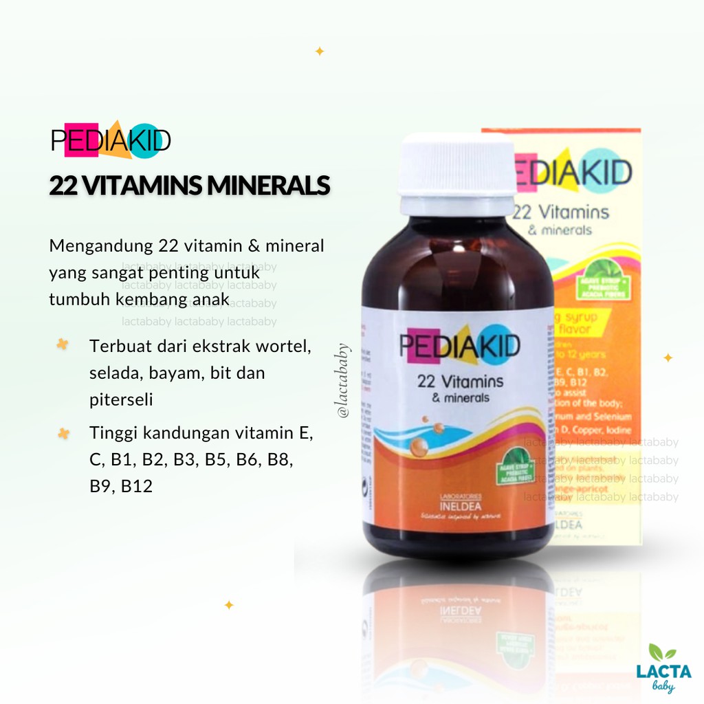 Pediakid - Appetite Booster | Pediakid 22 Vitamins &amp; Minerals | Immune