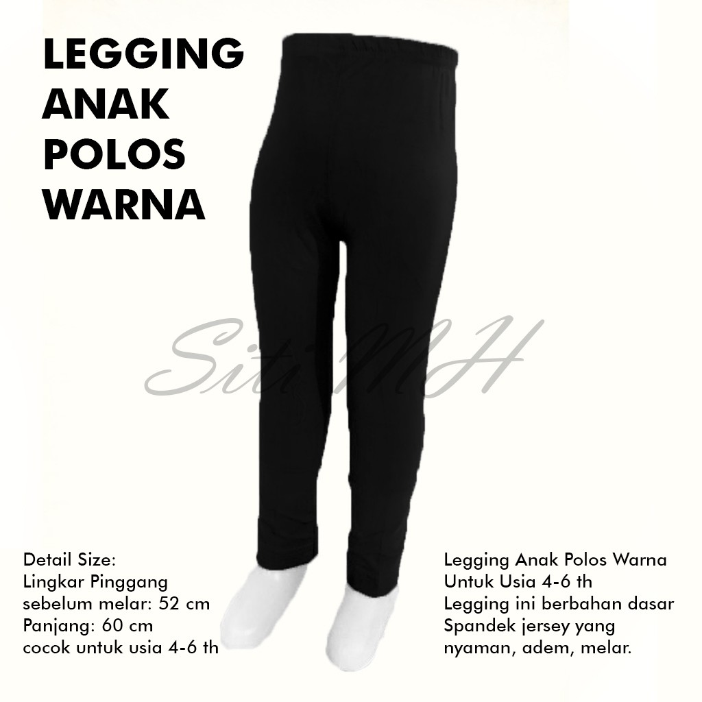 Legging Anak Polos Warna/Legging Anak