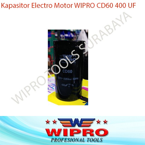 Capasitor Kapasitor Electro Motor Dinamo WIPRO CD60 CD-60
