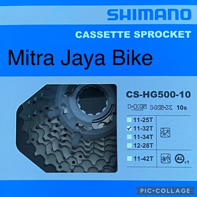 Sprocket Cassette Shimano Tiagra Hg 500 10 Speed 11-32T Japan