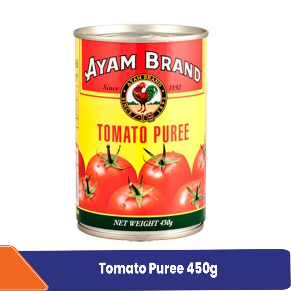 

Pasta Tomat Ayam Brand 430g Tomato Puree
