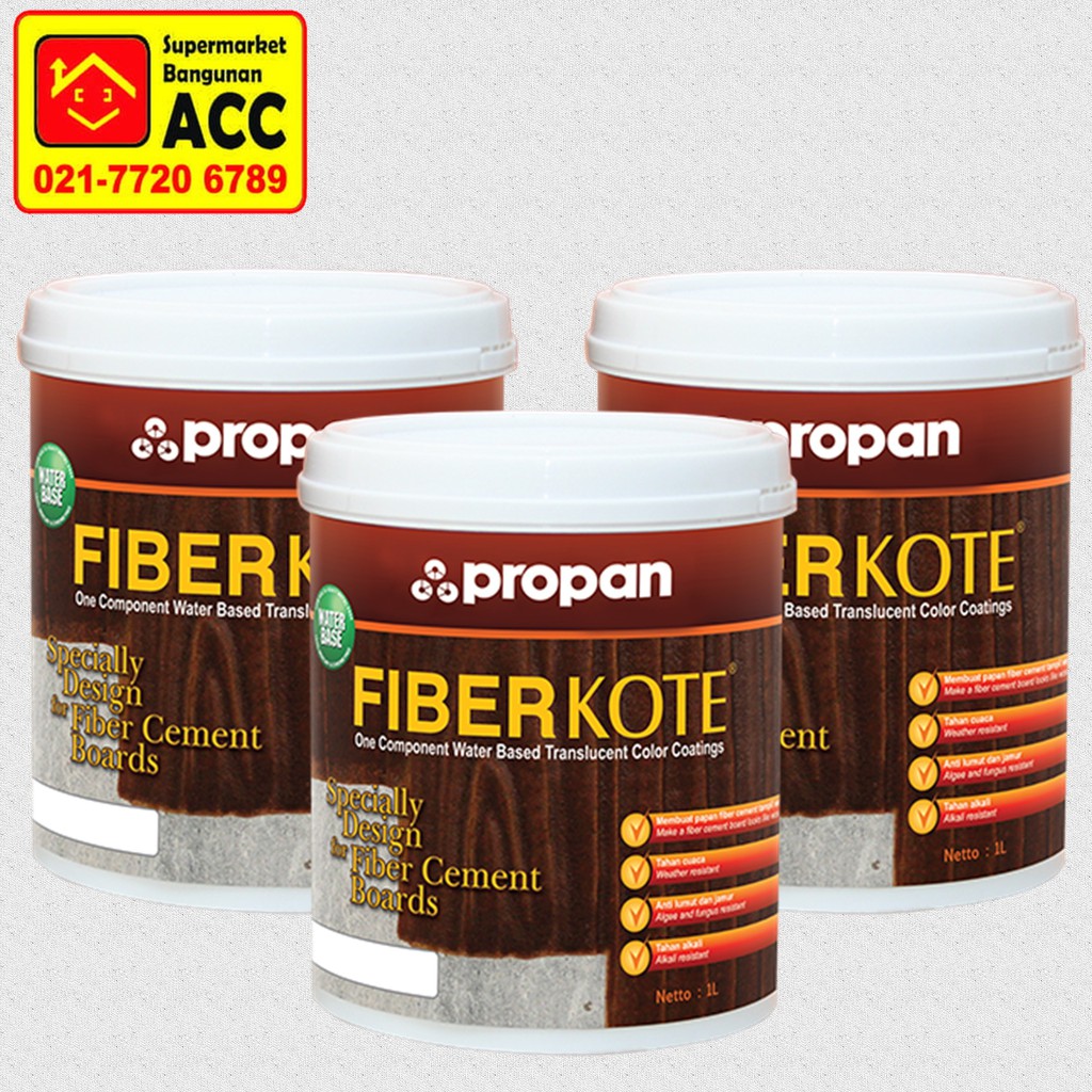 Propan Fiberkote Cat Untuk Fiber Cement GRC Campuran Air Propan Fiberkote Cat Untuk Fiber Cement GRC Campuran Air
