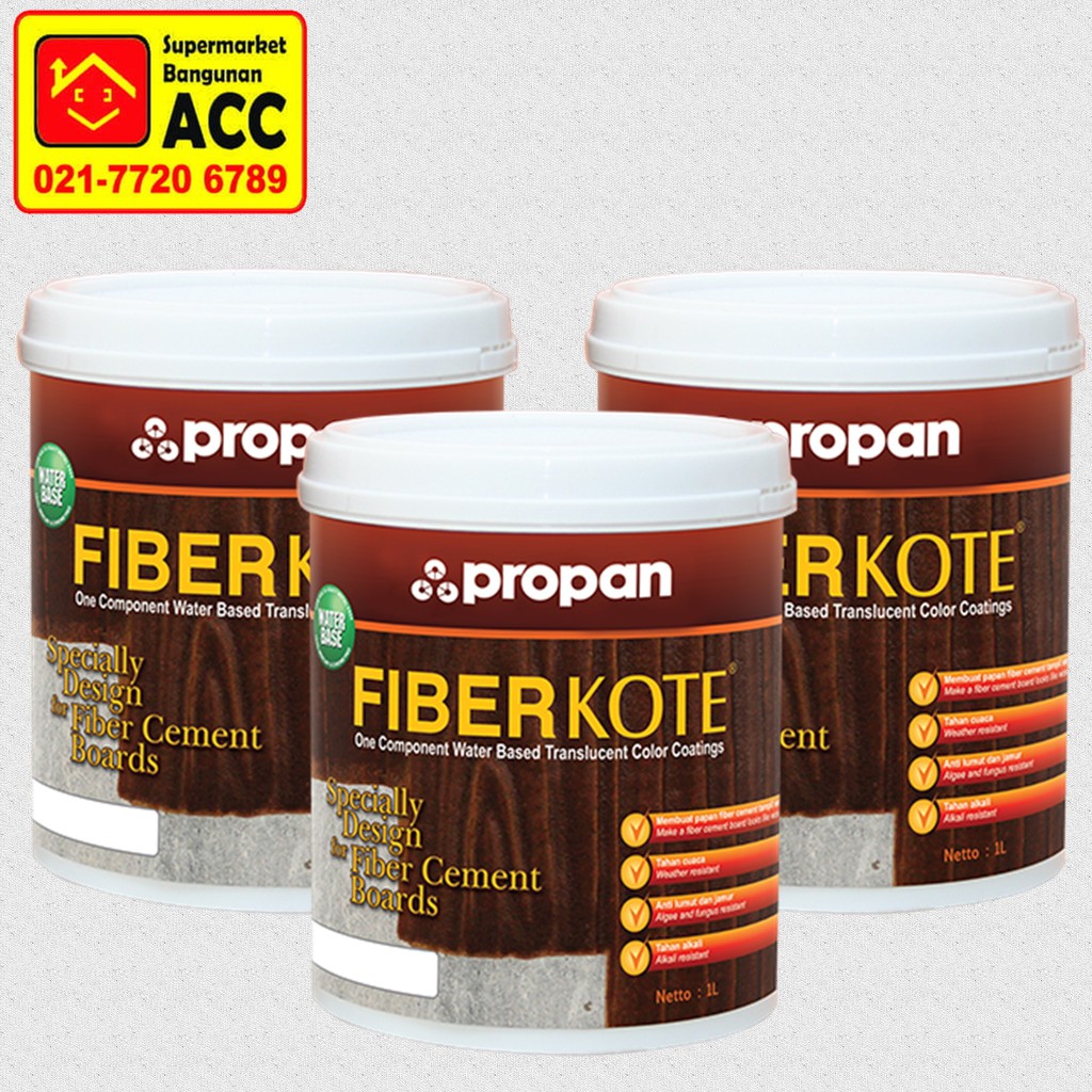  Propan  Fiberkote Cat  Untuk Fiber Cement GRC  Campuran Air 