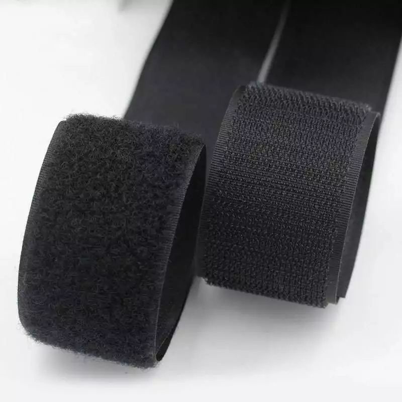 Velcro perkat serbaguna per meter hitam putih 2cm/3/4 inch