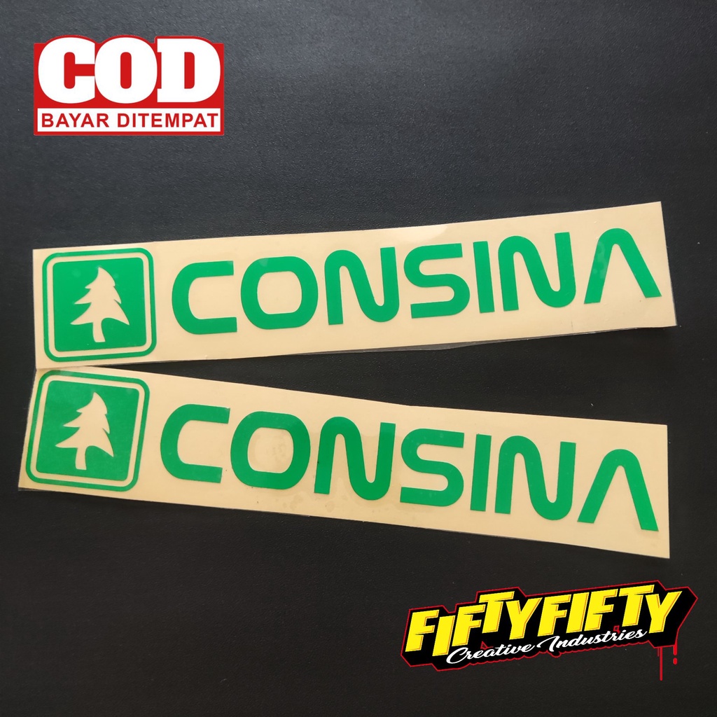 Stiker Cutting CONSINA Stiker Cuting Motor Stiker Kating Mobil Stiker Helm