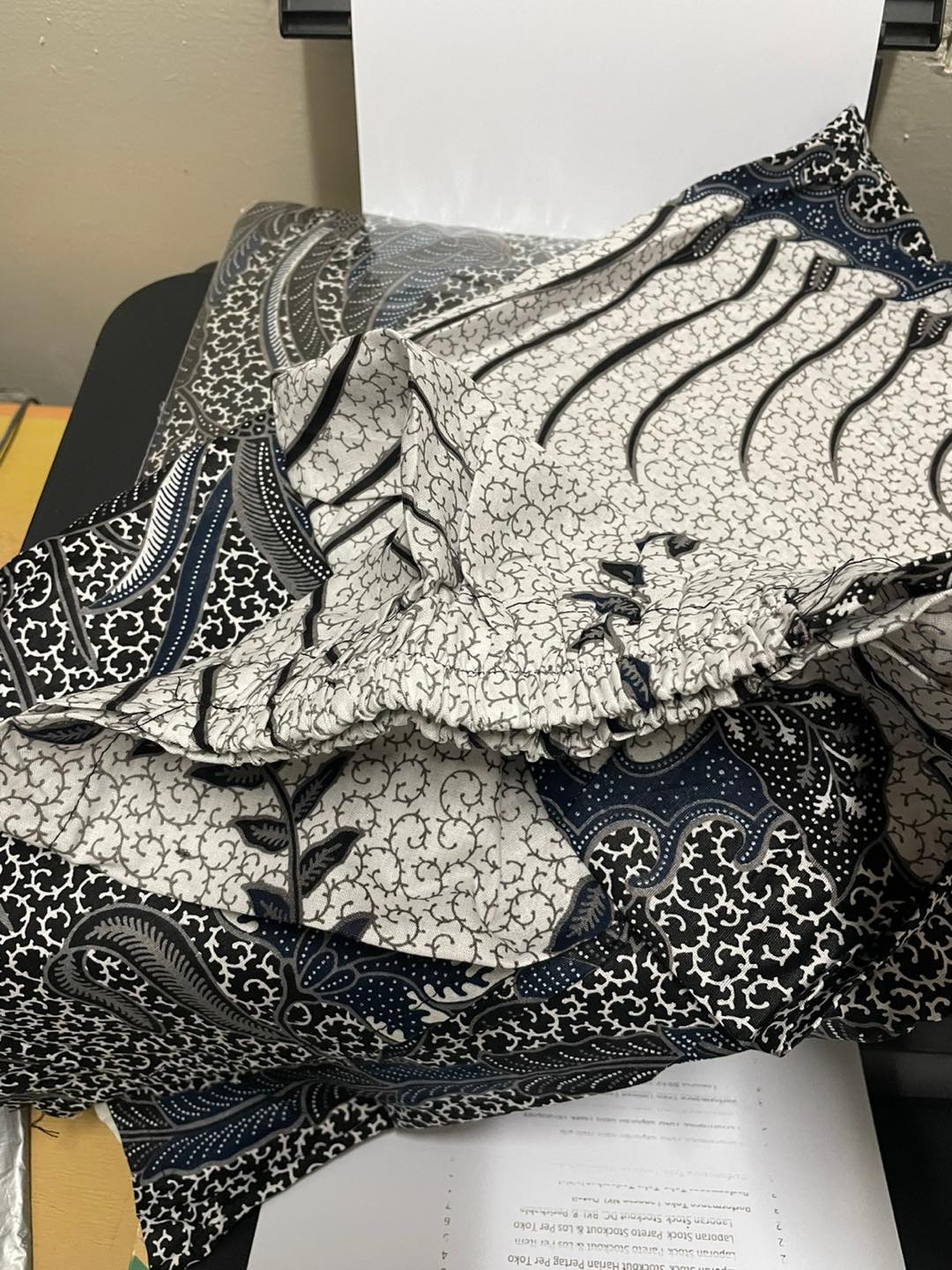 Ada Anak - 5 Warna - Batik Kebaya Couple Gheya Brukat Tulle Mix Ceruti