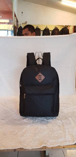 Durablebags Backpack SD SMP SMA Kuliah Tas ransel Ransel Hitam Kanvas Pria Wanita Tas Punggung Sekolah Pelajar Perguruan Tinggi untuk Remaja Ransel Kasual Mochila Ransel Harian Travel