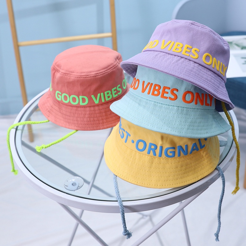 Topi Bucket Anak 2 - 4 tahun Topi Fashion Anak Import VIBES original Import