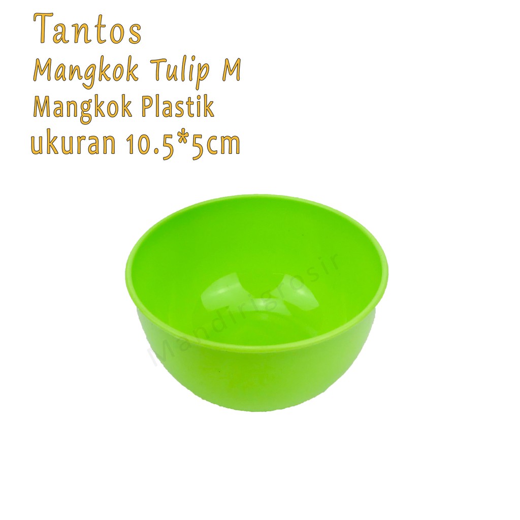 Mangkok plastik * Mangkok Tulip M * Hijau *5162