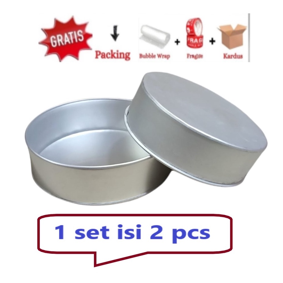 LOYANG BOLU / TULBAN BULAT POLOS ISI 2 PCS 1 SET