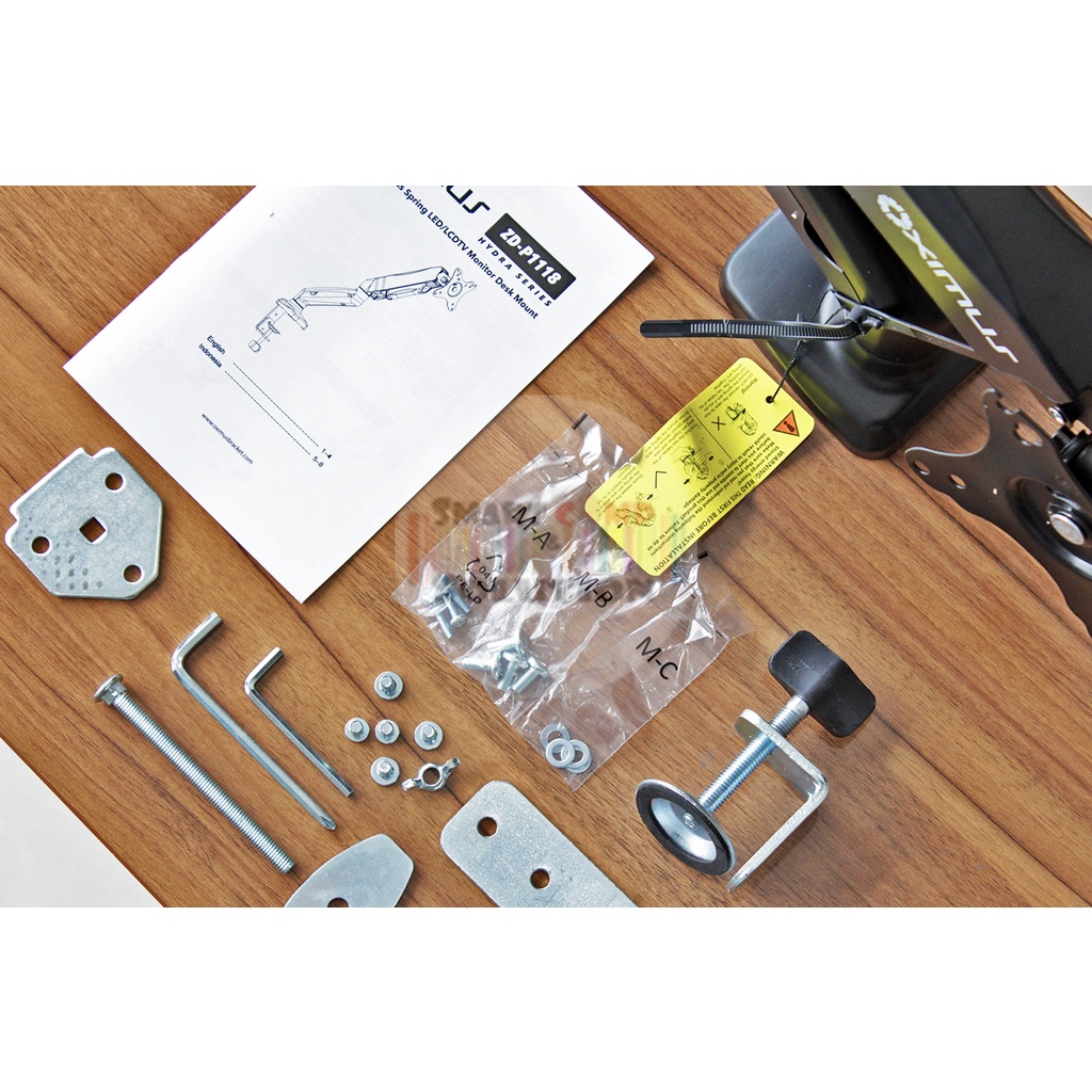 Bracket Monitor TV VESA 75x75 100x100 Oximus Hydra ZDP1118 / ZD-P1118