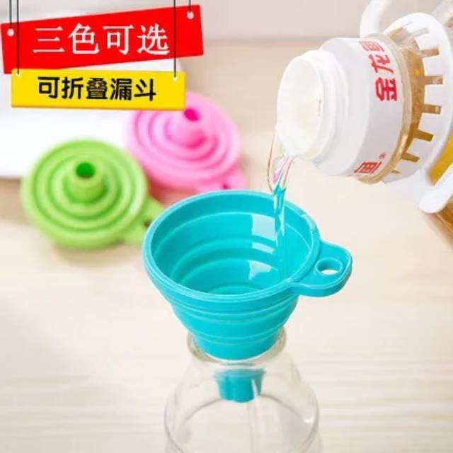 corong minyak silicone / corong minyak fleksibel