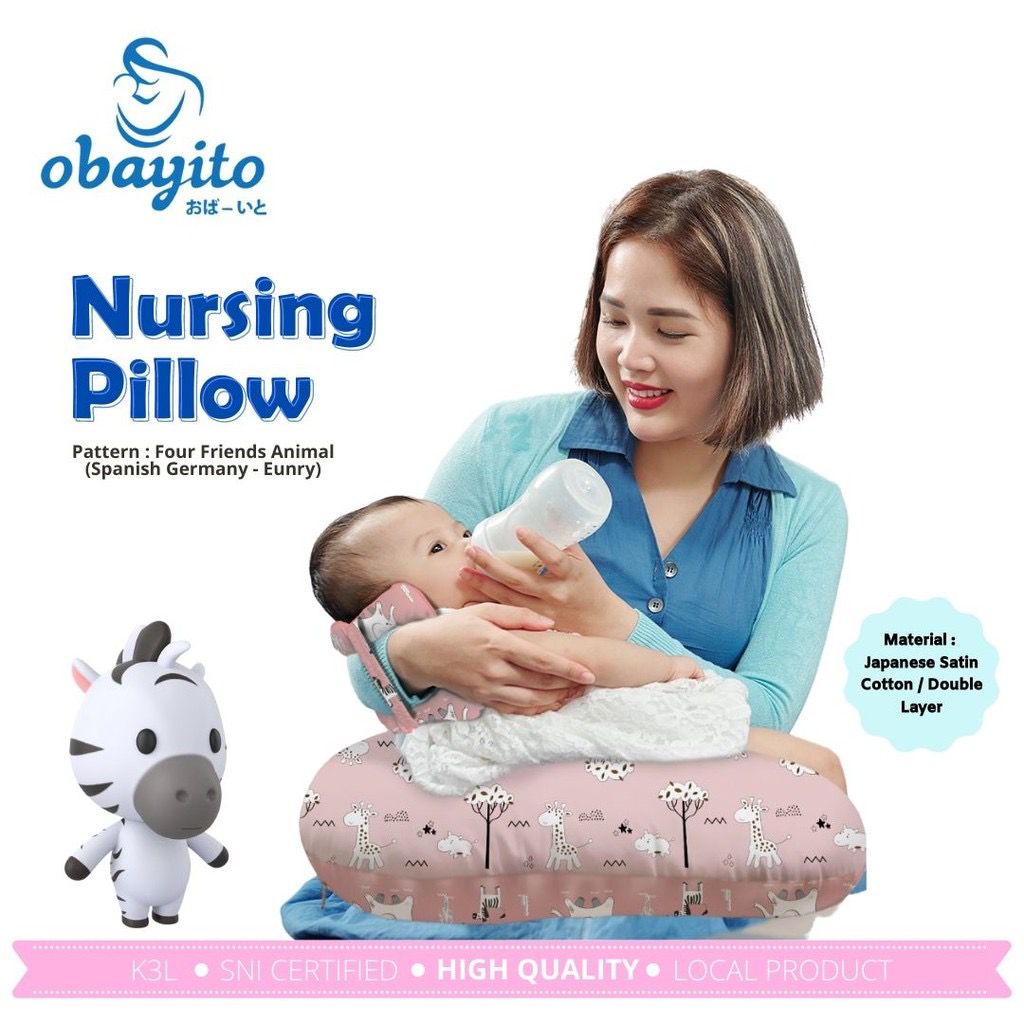 Obayito Bantal Menyusui Donat + BTM - Bantal Menyusui