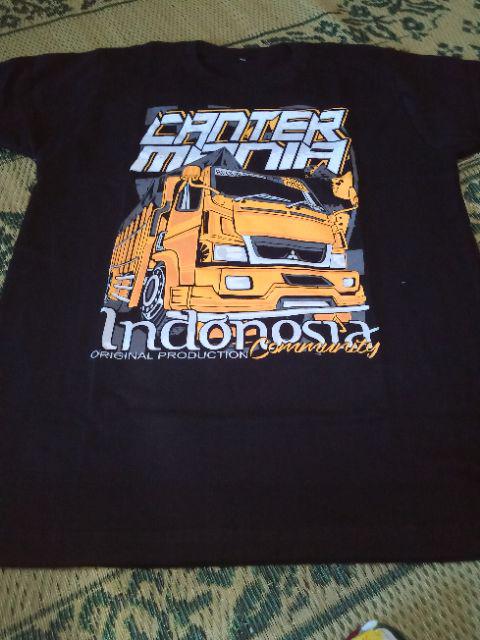 Kaos T-shirt Karakter Truck New Edition Canter Gs Apparel Baju Distro Mbois Love T-shirt Unisex New