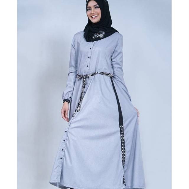 Abaya Dewasa Dannis D' Monochrome