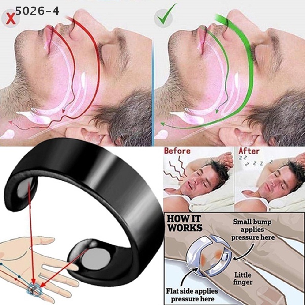 5026-4 Magnetic Therapy Natural Treatment Acupressure Anti Finger Ring Reflexology 5026-4