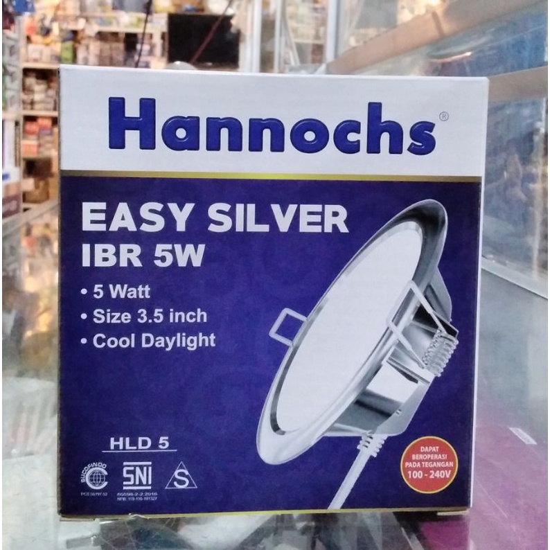 Hannoch IB Downlight 3 Watt, 5 Watt, 9 Watt Putih (6500K)