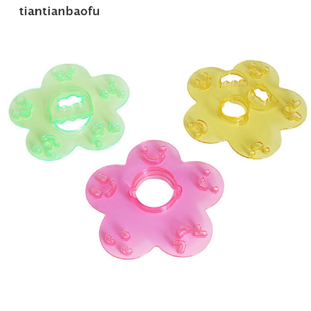 [tiantianbaofu] DIY Punch Face Rice Ball Mould Cute Japanese Style Bento Maker Cooking Tools Boutique