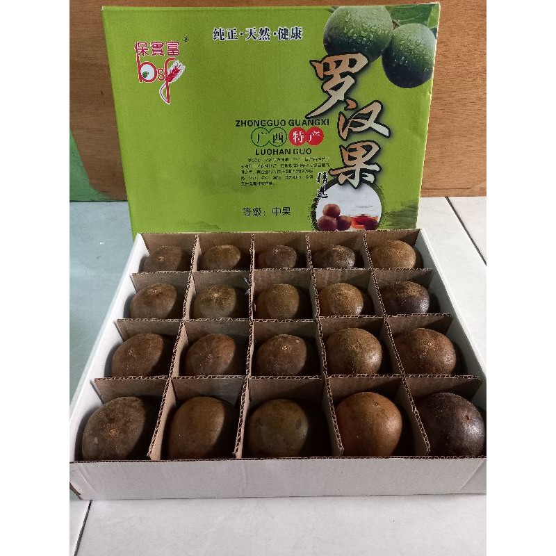 

Buah Lo Han Kuo Perkotak isi 20biji