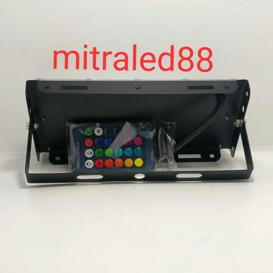 Trendi Flash Sale Lampu Sorot/Tembak 50W/50Watt Rgb Slim Led Floodlight Bergaransi