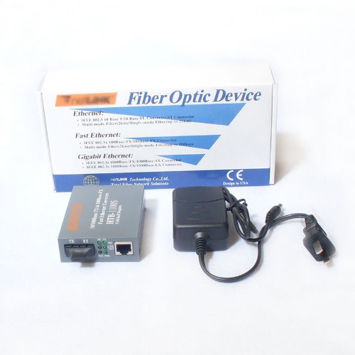 Netlink HTB 3100 10/100 A/B Fiber Optic Media Converter - Sepasang