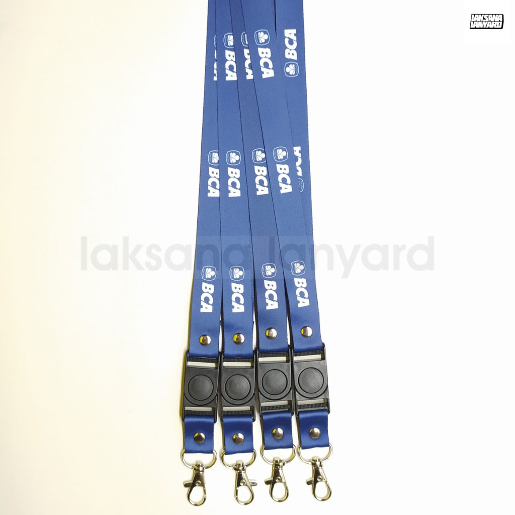 

Lanyard Tali ID Card BANK BCA PRINTING plus HOLDER