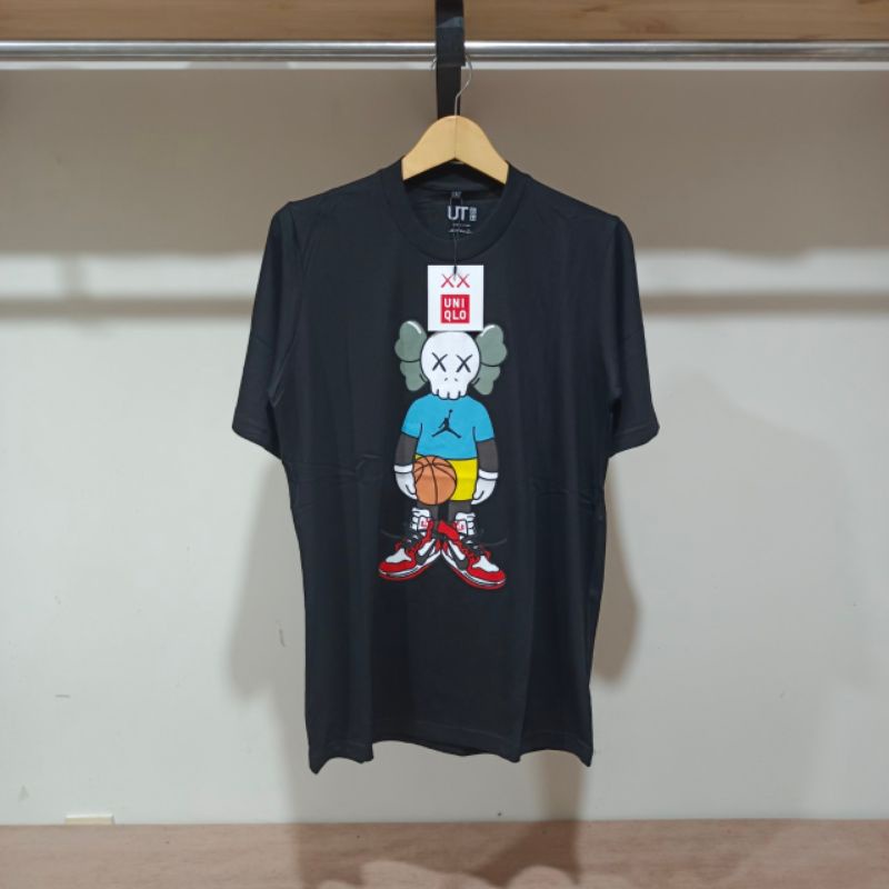 Kaos Uniqlo Pria T Shirt Baju Premium Logo Onepiace Print With Tag-3