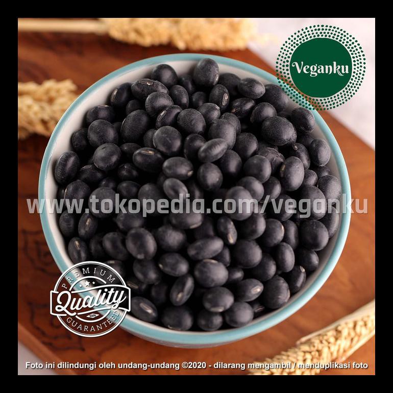 

BARU! VEGANKU - BLACK SOY BEAN 1KG KACANG KEDELAI HITAM PREMIUM ORGANIK PALING MURAH