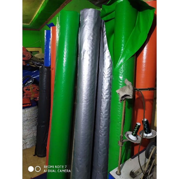 TERPAL Glondongan/Roll ukuran 2x100 meter type bahan a15 merk Bucheon MADE IN KOREA