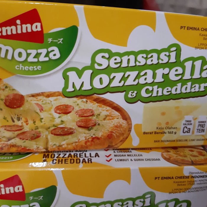 

b2011bb Emina Cheese Mozza / Keju Mozarella Emina 165 G Xa201As