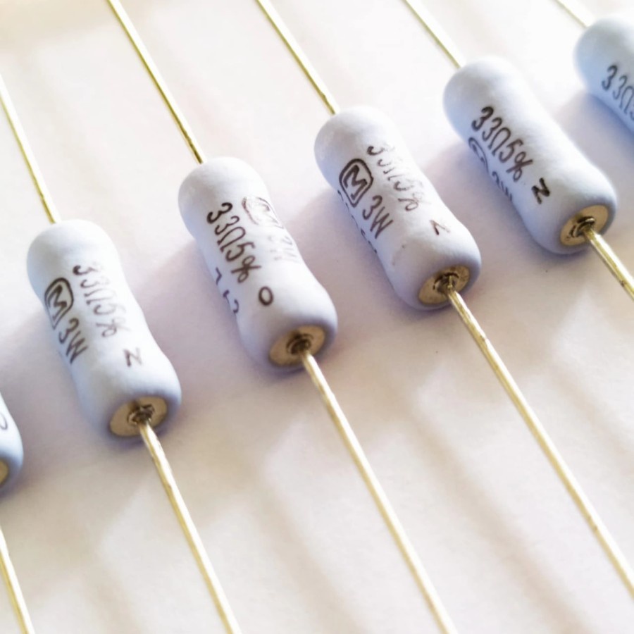 (10pcs) RESISTOR 100 OHM 33 OHM 30 OHM 3WATT PANASONIC (10pcs) / RESISTOR 100R 33R 30R 3W