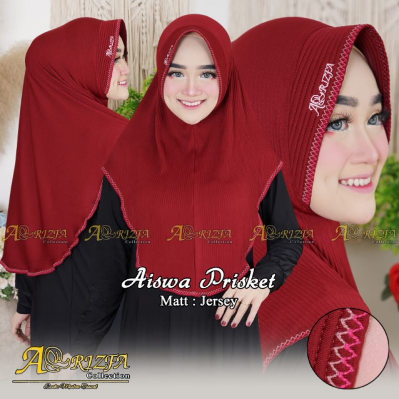 BERGO PLISKET PET AISWA/ HIJAB INSTAN BY AR-RIZFA